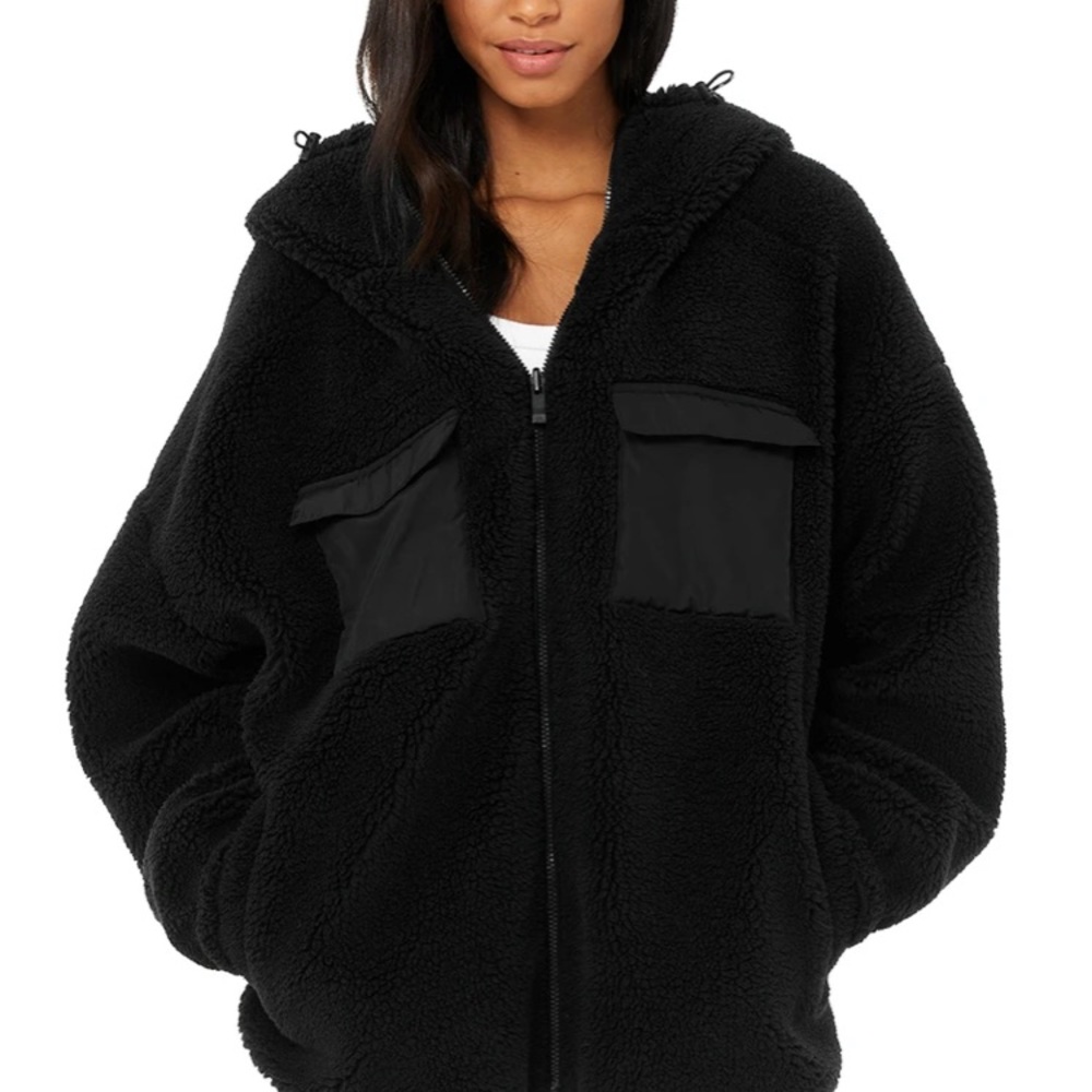 Alo Cargo Sherpa Jacket- never worn